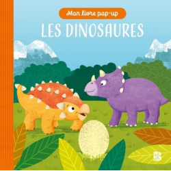 Ballon + Livre pop-up Les dinosaures