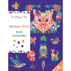 Attrape-rêves forêt enchantée - pochette avec accessoires