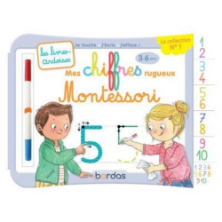 Mes chiffres rugueux Montessori - Avec 1 feutre effaçable 2 couleurs - Album