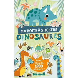 Ma boite à stickers - Dinosaures - Avec plus de 1000 stikers !