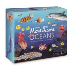 Océans - Avec 90 cartes classifiées- 5 planches anatomiques- 5 cartes de couches de l'océan et 1 livre pour découvrir les anima