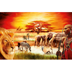 (3000 pièces) - La fierté du Massaï