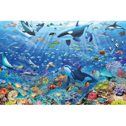 (3000 pièces) - Monde sous-marin coloré