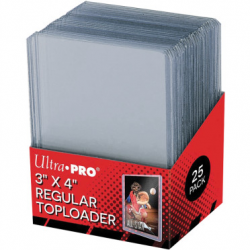 Toploader - 3 X 4 pouces Regular Transparents (25 pièces)