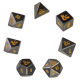 Set de des JDR en metal - Realmspace Dungeons & Dragons