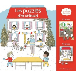 Les puzzles d'Archibald - 2 puzzles évolutifs. 36 pièces- 64 pièces - Album