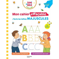 J'écris les lettres majuscules Sami et Julie - Maternelle PS-MS-GS - Grand Format