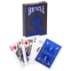 Jeu de 54 cartes : Bicycle Ultimates - Metalluxe Blue Foil Back Cobalt