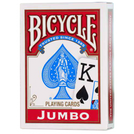 Jeu de 54 cartes : Bicycle Rider Back - Jumbo Index