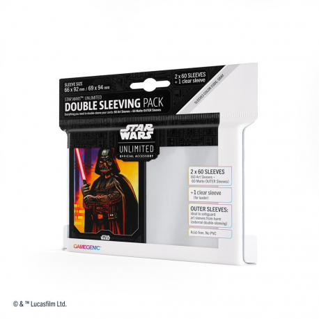 GG : SW Unlimited Sleeves Double Pack : Vader