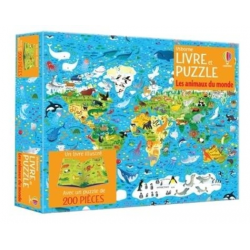 Les animaux du monde - Coffret livre et puzzles - dès 7 ans