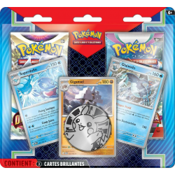 Pokémon : Pack 2 boosters + 3 cartes promo avril 2024