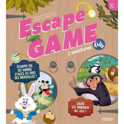 Escape Game Kids 2 aventures : Echappe-toi du monde d'Alice au pays des merveilles ! - Sauve les animaux du zoo ! - Grand Forma