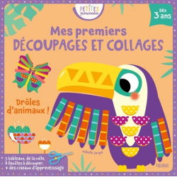 Drôles d'animaux ! - Mes premiers découpages et collages. Avec 5 tableaux- de la colle- 8 feuilles à découper- + des ciseaux d'