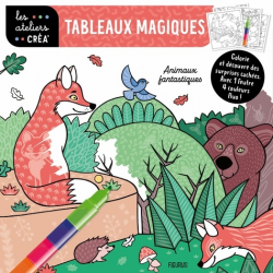 Tableaux magiques - Animaux fantastiques. Avec 10 tableaux et 1 feutre fluo 4 couleurs