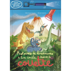 Histoires de dinosaures à lire caché sous la couette - Avec une lampe magique - Album