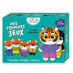 Mes premiers jeux - 7 familles- Mémory- Mistigri
