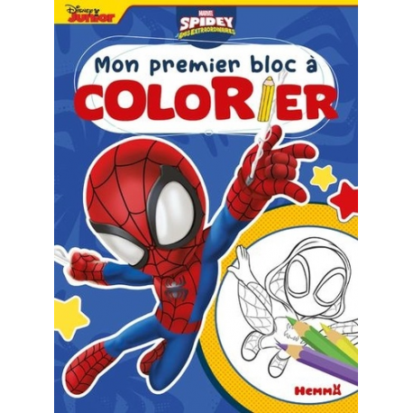 Mon premier bloc à colorier Marvel Spidey et ses amis extraordinaires - Album