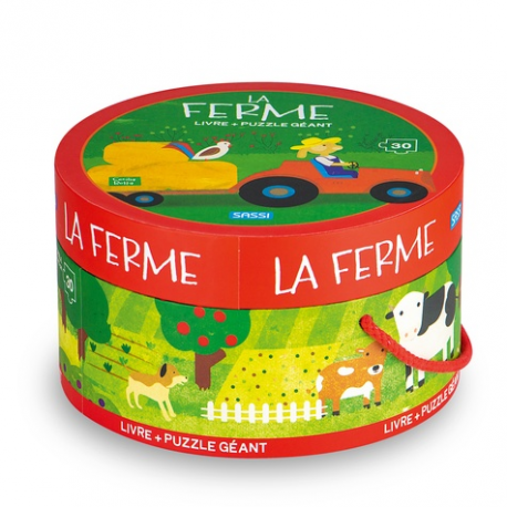La ferme - Livre + puzzle géant