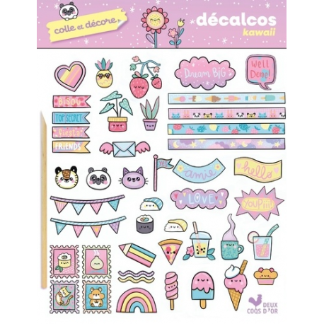 Colle et décore - Décalcos kawaii