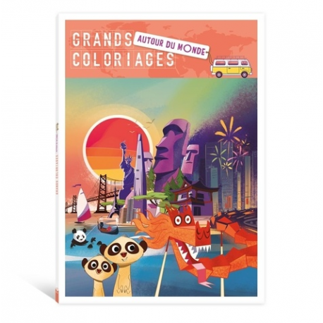  Voyage Voyage - Coloriages - Tour du monde