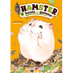 Hamster et boule de gomme
