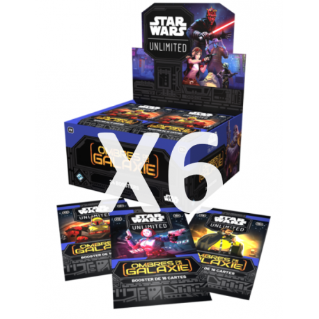 Ombres de la Galaxie : Carton de 6 boîtes de 24 boosters FR