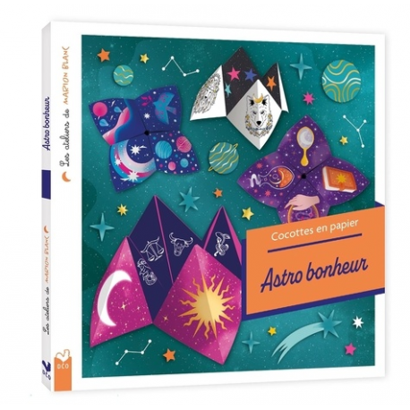 Les ateliers de Marion Blanc - Cocottes en papier - Astro bonheur