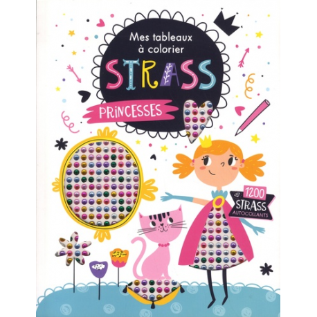 Princesses - Avec 1200 strass autocollants - Grand Format