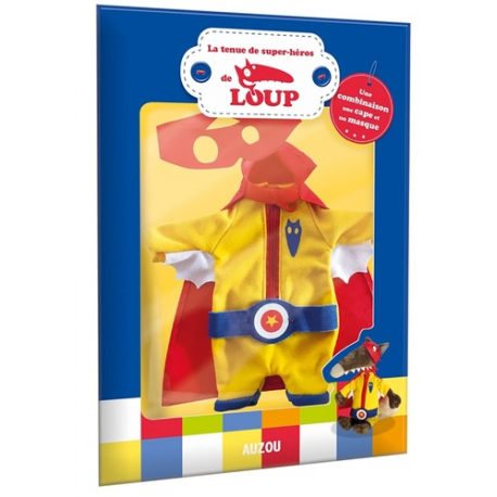 La tenue de super-héros de Loup - Une combinaison- une cape et un masque - Album