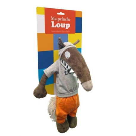 Ma peluche Loup - Tenue sportswear