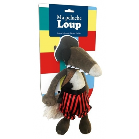 Ma peluche Loup pirate