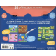 20 p'tits jeux en route ! - Avec 1 labyrinthe géant- 20 jeux plastifiés- 1 feutre effaçable