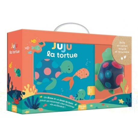 Coffret Juju la tortue - Avec 1 jouet offert