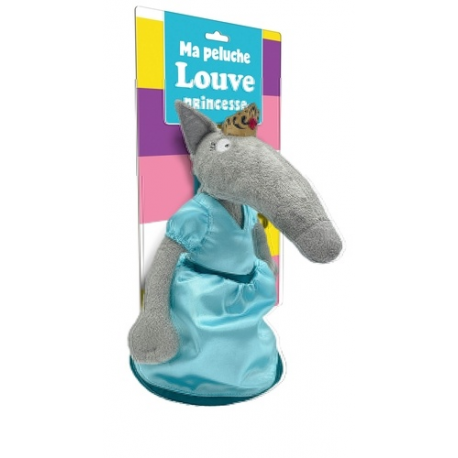 Peluche de louve princesse