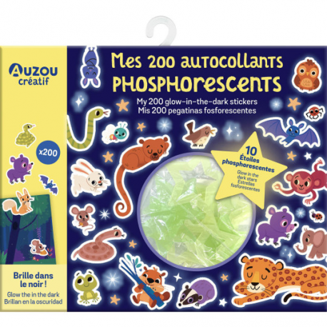 Ma pochette d'artiste - Mes 200 autocollants phosphorescents