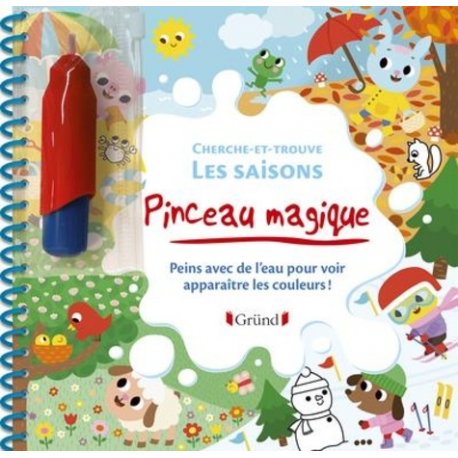 Pinceau magique - Cherche-et-trouve - les saisons