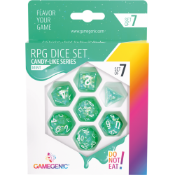 Gamegenic - Set de 7 dés Candy like Series - Mint