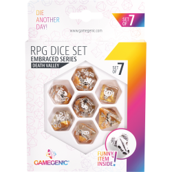 Gamegenic - Set de 7 dés Embraced Series - Death Valley