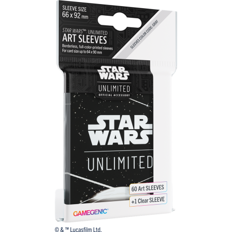 GG : SW Unlimited Art Sleeves : Card Back White