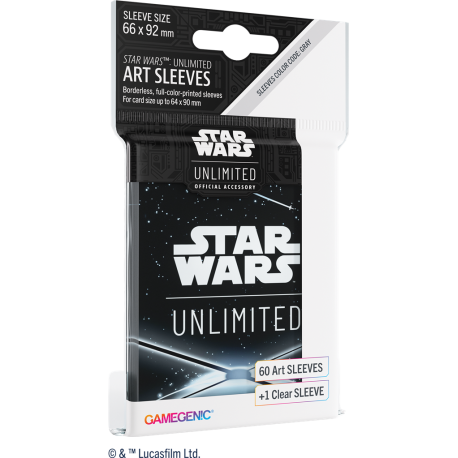 GG : SW Unlimited Art Sleeves : Card Back Black