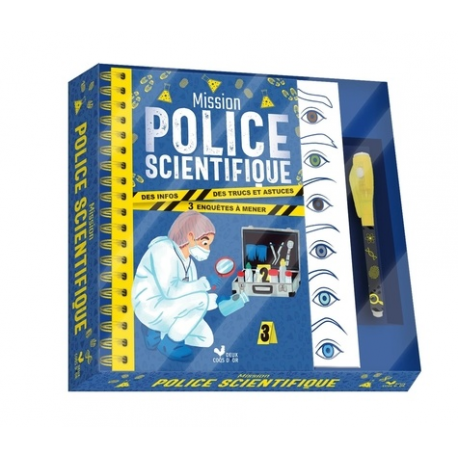 Mission police scientifique - coffrets avec accessoires