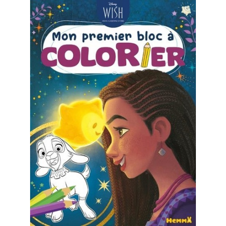Disney Wish - Mon premier bloc à colorier