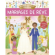 MES 500 AUTOCOLLANTS CRÉATIFS - MARIAGES DE RÊVE