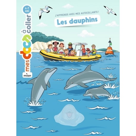 Les dauphins - Autocollants - Grand Format