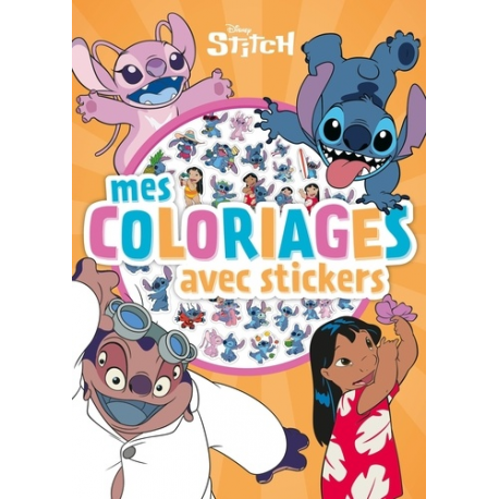 Mes coloriages avec stickers Disney - Album