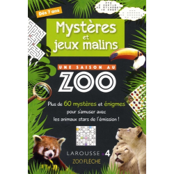Mysteres et jeux malins Une saison au zoo - Grand Format