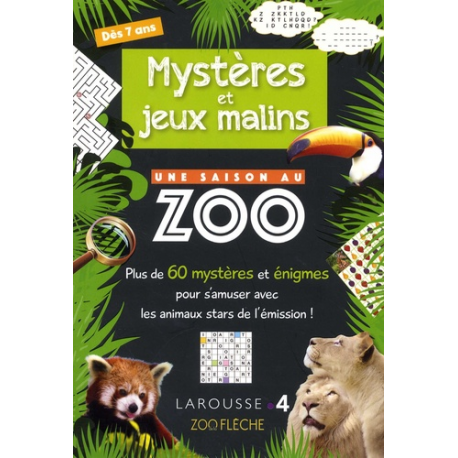 Mysteres et jeux malins Une saison au zoo - Grand Format