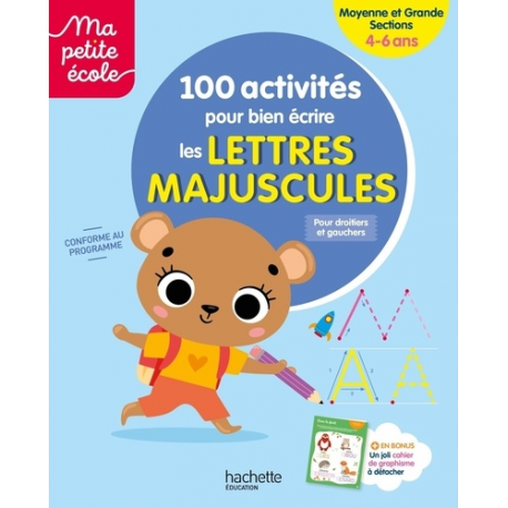50 activités pour bien écrire les lettres majuscules - Moyenne et grande sections - Grand Format