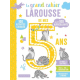 Le grand cahier Larousse de mes 5 ans - 100 activités ludiques- avec 100 autocollants - Grand Format